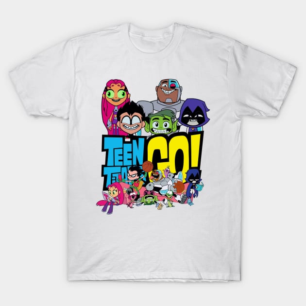 Teen Titans Go T-Shirt by thebeatgoStupid